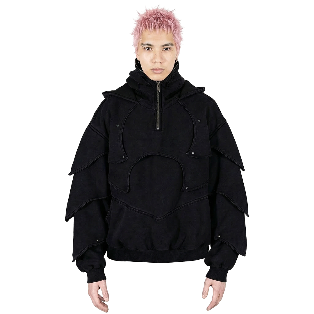 Armored Hoodie Black – HORN HEROES